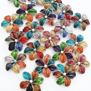 broșă handmade – zâmbet de floare