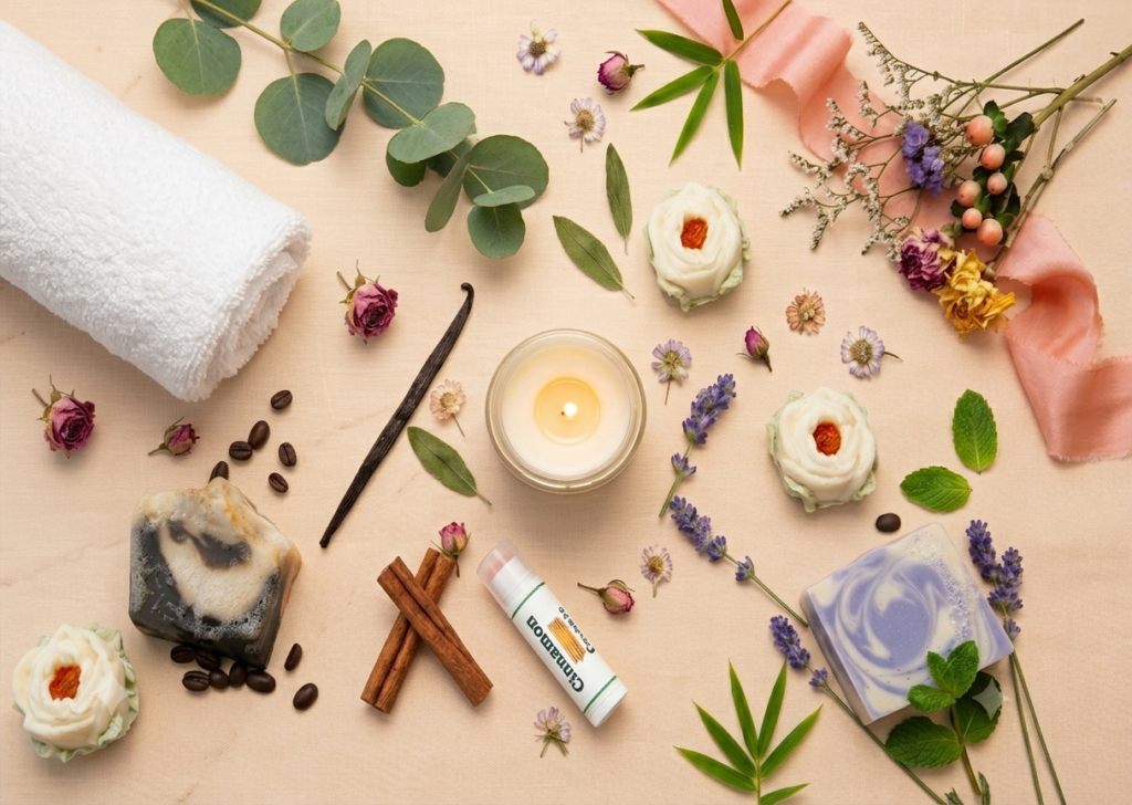 iana sense sapun natura, balsam de buze natural, lumanari soia